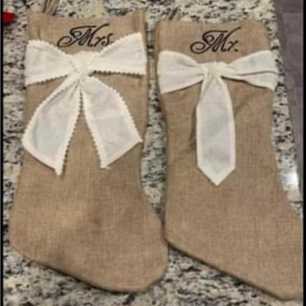 Christmas Stockings - Mr & Mrs